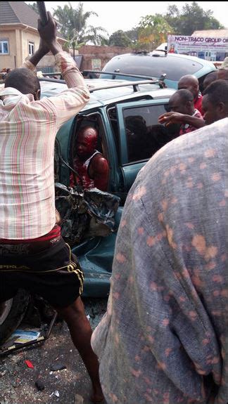 Omg Victims Trapped In A Fatal Motor Accident In Anambra Graphic Photos