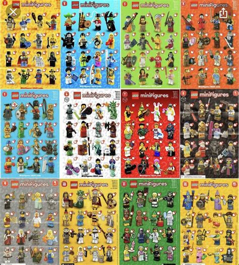 Lego Minifigures Series Checklist Ubicaciondepersonascdmxgobmx