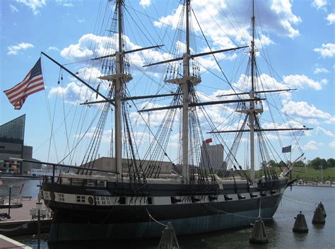 Uss Constellation The Last All Sail Warship Built By The Us Navy
