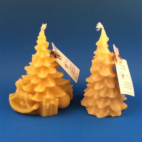 Pure Beeswax Christmas Tree Candles Peabody Mountain Artisans