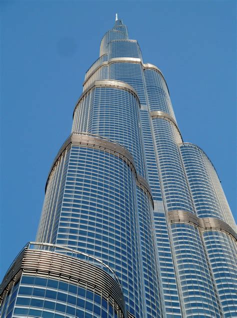 A Stunning Close View Of Burj Khalifa From Bottom To Top Futuristic