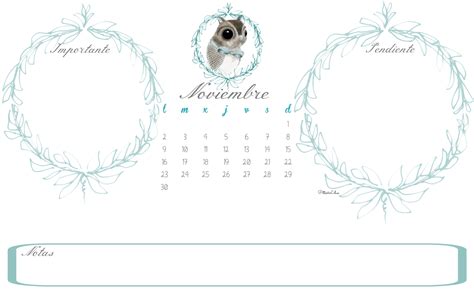 Calendario Imprimible Y Fondo Pantalla Noviembre 2015 Calendario