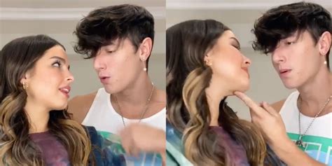 Addison Rae And Bryce Hall Literally Cant Keep Their Hands Off Each Other In New Tiktok