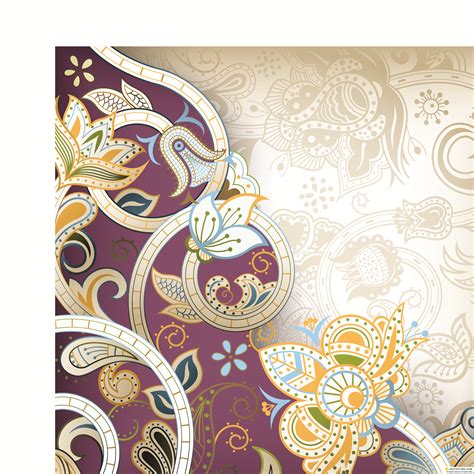 Download Фон с узорами | Vector background with ornament ...