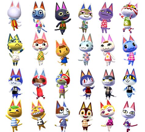 Animal Crossing Cats Picture Click Quiz - By atl-sharon