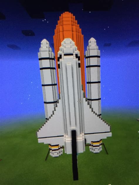 Space Shuttle Minecraft Telegraph