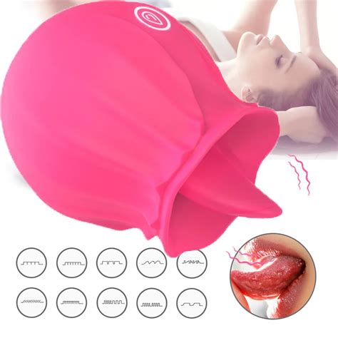 New Arrival Nipple Vibrator Clit Stimulator Female Masturbator Tongue Vibrating Adult Sex Toys