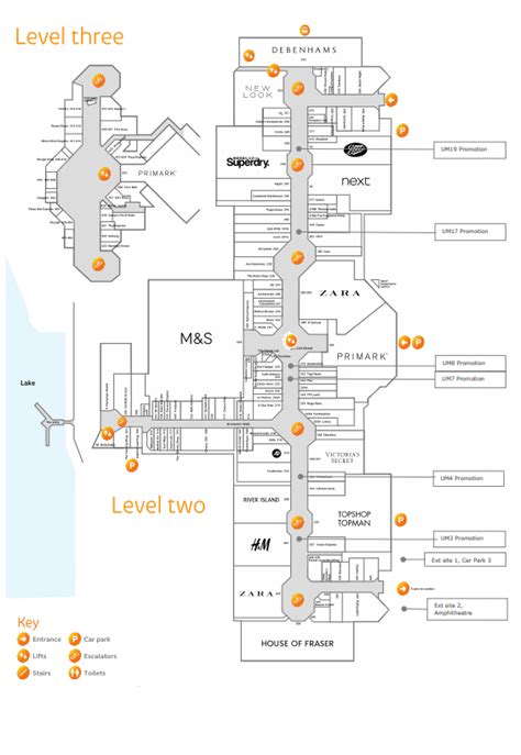 Lakeside Retail Park Map