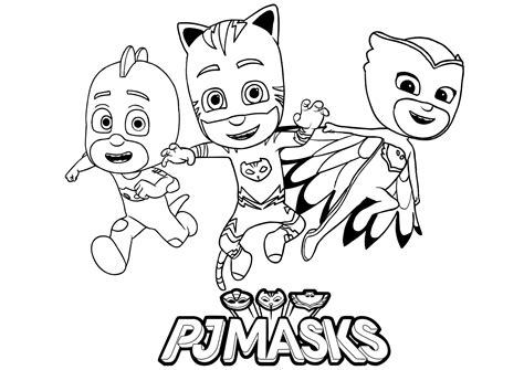 Pj Masks Coloring Pages Disney Jr Coloring Page Blog My Xxx Hot Girl