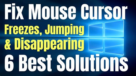 How To Fix Cursor Freezes Cursor Disappears And Cursor Jumps Problem In