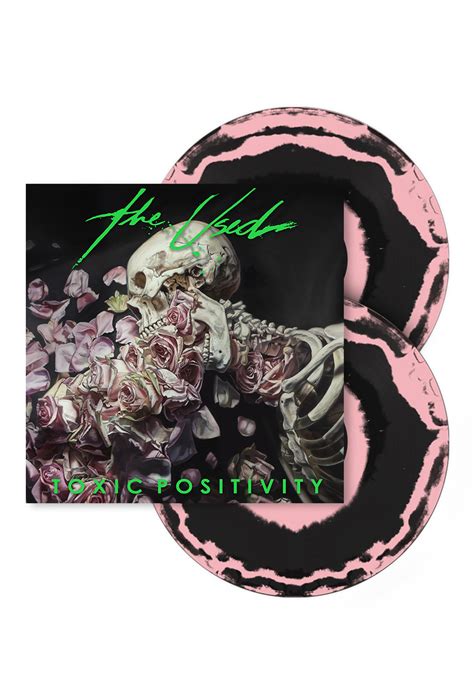 The Used Toxic Positivity Black Pink Colored 2 Vinyl IMPERICON CZ