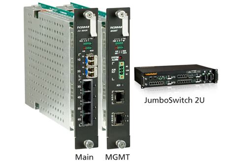 Main And Management Interfaces With 4 Port 101001000 Gigabit Tc3840