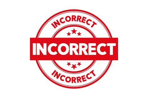 Incorrect Icons 4 Free Incorrect Icons Download Png S