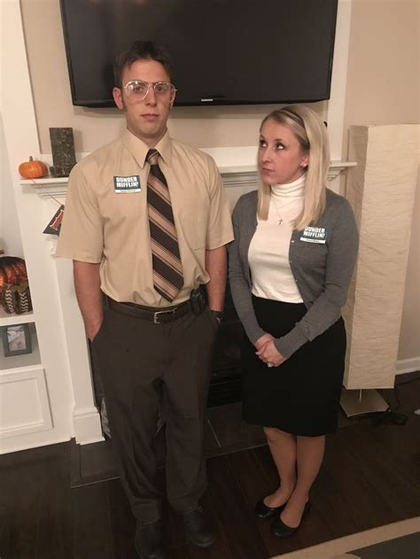 Comestayawhile Dwight And Angela Halloween Costume The Office Office Halloween Costumes