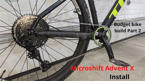 Microshift Advent X Install Best Budget Drivetrain Budget Bike