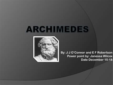 Ppt Archimedes Powerpoint Presentation Free Download Id3766483