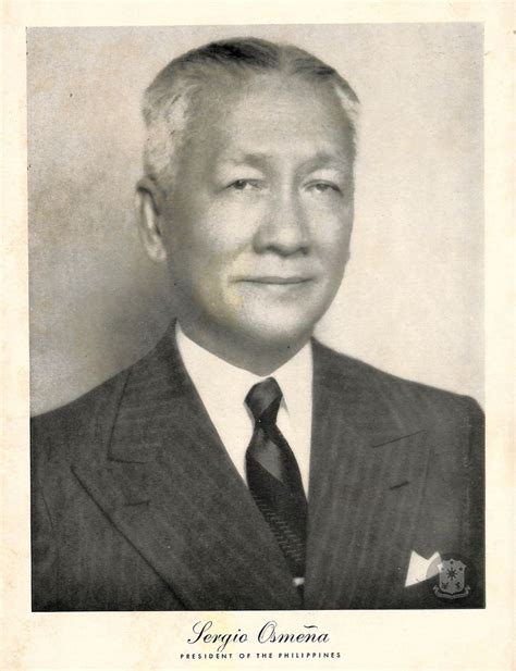 Sergio Osmeña September 9 1878 — January 19 1961 Filipino