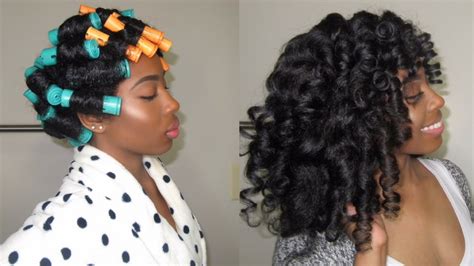 How To Perfect Perm Rod Set On Natural Hair Youtube