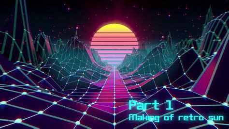 Tutorial Create A Synthwave Animation Loop In Maya And After Effects