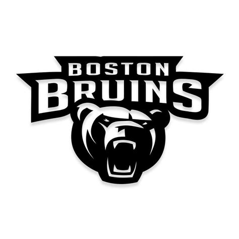 Boston Bruins Bear Logo Nhl Hockey Decal Sticker Decalfly