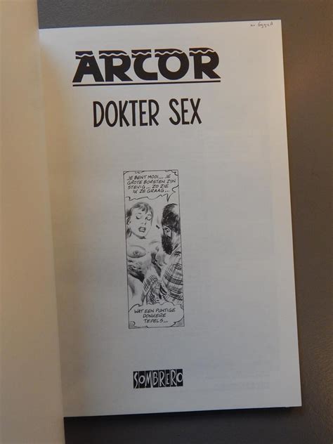 Sombrero Zwarte Reeks 51 Arcor Dokter Sex Sc 1e Druk Mijn Bobbedoes