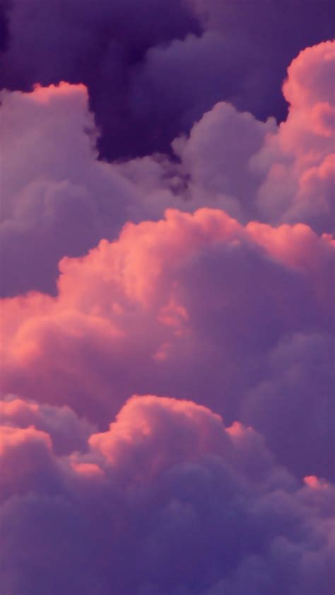 640x1136 Pink Clouds Iphone 5 Wallpaper