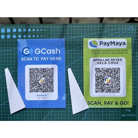 Gcash Qr Code Standee With Free Gcash Sticker Gcash Accepted Here Hot Sex Picture