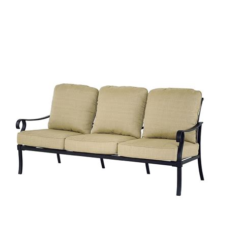 Garden Treasures Belthorne Outdoor Sofa With Cushion And Steel Frame At