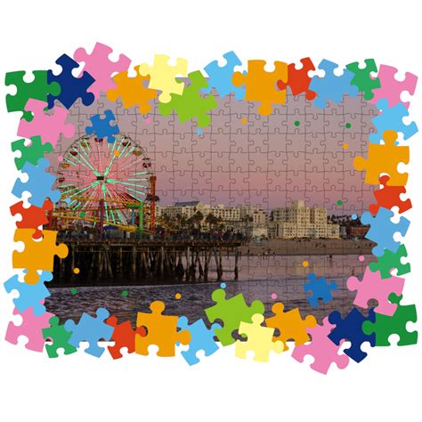 Los Angeles Puzzle 252 Piece Jigsaw Puzzle 10x14 Inch Puzzle Etsy