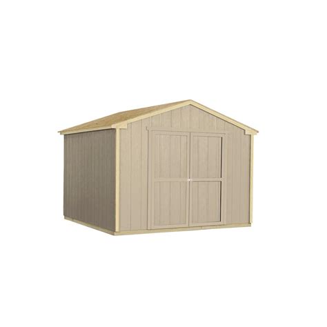 That is why a shed plan is vital to this project, and. Handy Home Products Do-It-Yourself Princeton 10 ft. x 10 ft. Un-Painted Wood Storage Shed ...