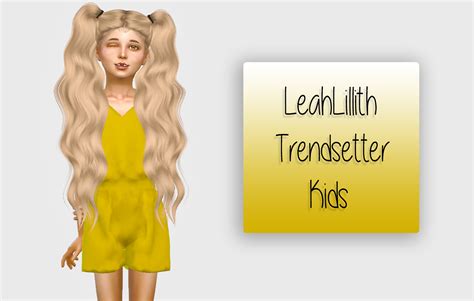 Leahlillith Trendsetter Kids Version ♥ Simiracle Trendsetter Hair