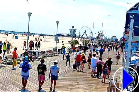Live People Watching Webcam Ocean City Boardwalk Maryland