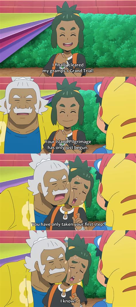 Hau Has Still Only Beaten Hala So Ash And Gladion Are The Only League