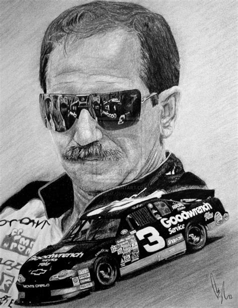 Dale Pencil Drawing Dale Earnhardt Race Cars Nascar Racing