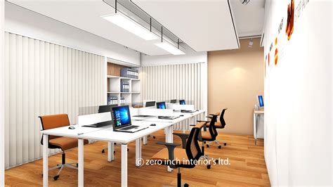 Small Office Interior Design By Zero Inch Interiors Ltd