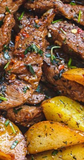 Since the chuck steak comes from near the neck of the cattle, the cut can become tough if cooked 41 recipe ratings | success stories. Garlic Butter Steak and Potatoes Skillet | Beef recipes ...