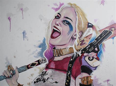 Harley Quinn Painting By Jamie Bishop