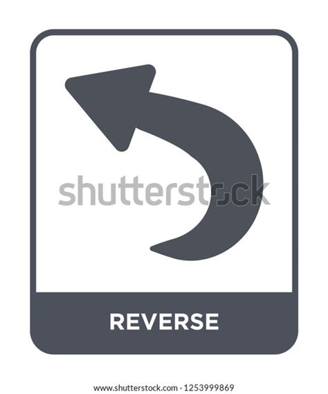 Reverse Icon Vector On White Background Reverse Trendy Filled Icons