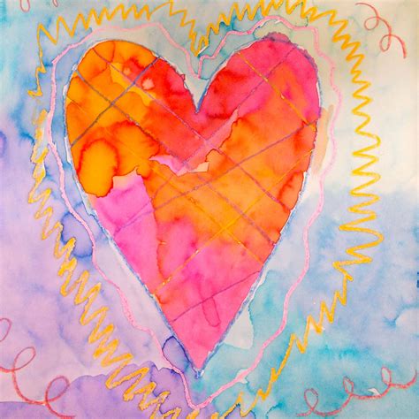 The Smartteacher Resource Watercolor Hearts Watercolor Art