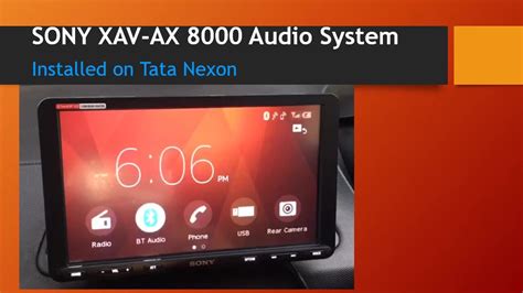 Sony Xav Ax 8000 Audio System Installed On Tata Nexon Best In Class