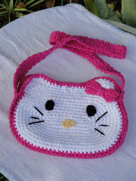 Hello Kitty Crochet Purse