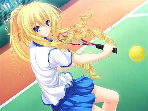 Tennis Anime Girl Animoe