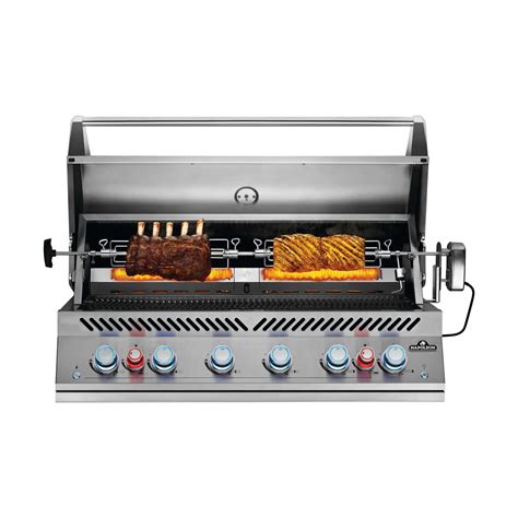 Napoleon 700 Series 6 Burner Built In Gas Grill With Dual Infrared Rear