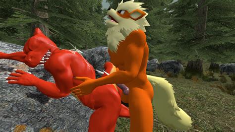 Rule 34 3d Anal Anal Sex Anthro Arcanine Balls Canine Charmeleon Cum