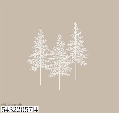bloxburg decal   tree drawing simple pine tree art christmas decals