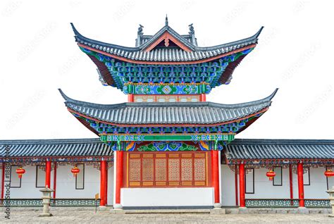 Traditional Chinese Architecture Located In Old Town Of Lijiang