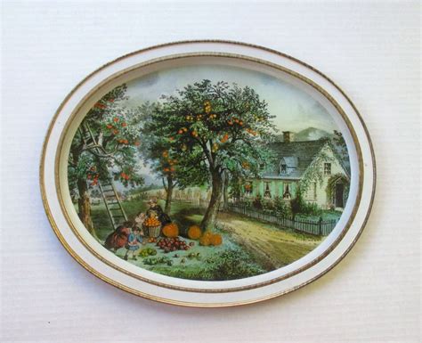 Vintage Sunshine Biscuits Tin Tray The American Homestead Autumn