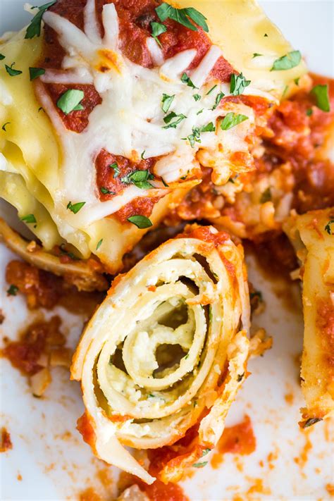 Easy Lasagna Roll Ups Food With Feeling