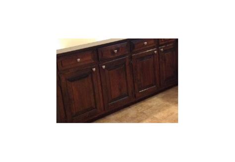 A darker stain can help cover up some older wear and tear and give the cabinets a fresher, newer look. Can I stain pine cabinets darker?