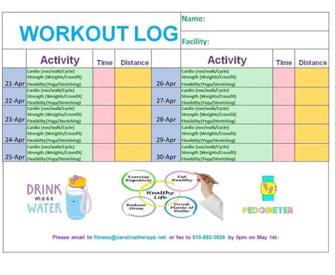 13 Workout Templates Free Word Excel Excel Templates